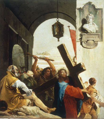 Die Kreuztragung: Christus schultert das Kreuz from Giovanni Domenico Tiepolo