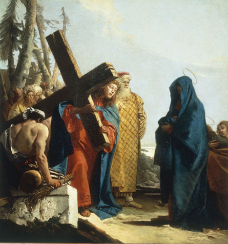 Christus begegnet Mutter from Giovanni Domenico Tiepolo
