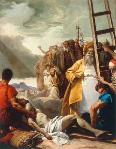 Die Kreuznagelung Christi from Giovanni Domenico Tiepolo