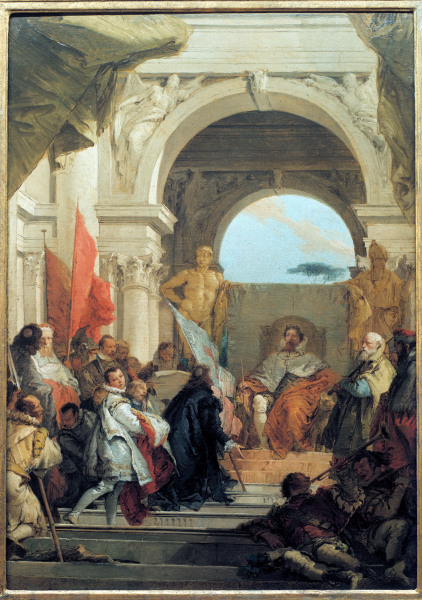 Friedrich I. Belehnung Herolds from Giovanni Domenico Tiepolo