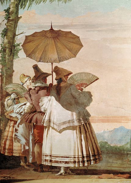 The Summer Promenade from Giovanni Domenico Tiepolo