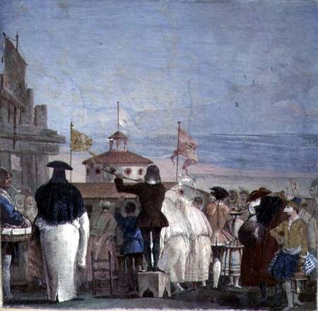 The New World from the 'Foresteria' ( 1757 from Giovanni Domenico Tiepolo