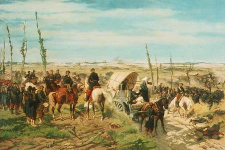 The Italian Camp at the Battle of Magenta from Giovanni Fattori