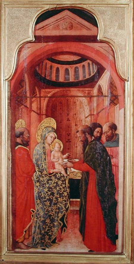 The Circumcision, from an altarpiece depicting scenes from the life of the Virgin from Giovanni Francesco  da Rimini