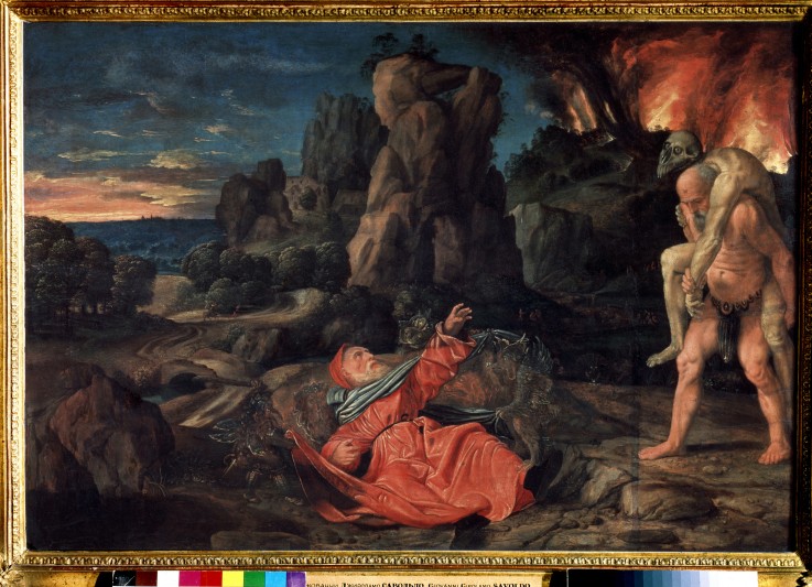 The Temptation of Saint Anthony from Giovanni Girolamo Savoldo