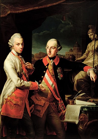 Joseph II (1741-90) of Austria and Leopold II (1747-92) of Tuscany from Giovanni Panealbo or Panalbo