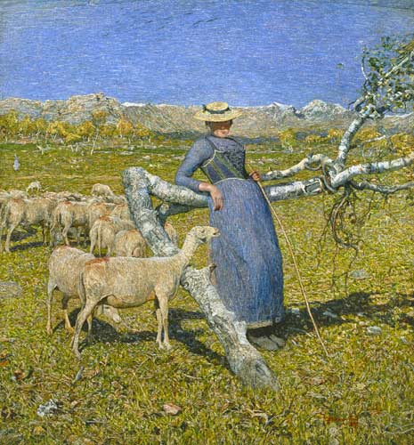 Afternoon in the Alps from Giovanni Segantini