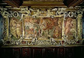 The Triumphal Elephant, an allegorical tribute to Francis I, detail of decorative scheme in the Gall