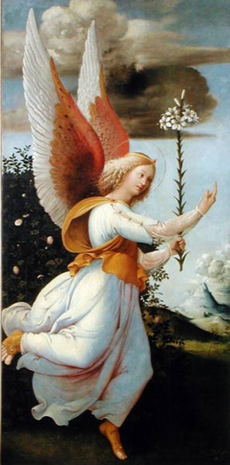 Angel Gabriel from Girolamo Bonsignori