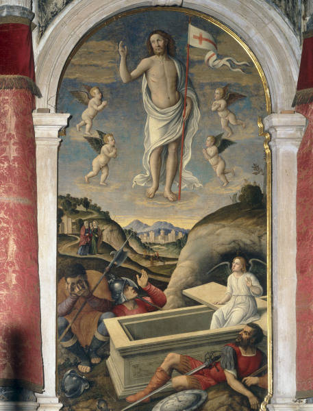 Girolamo da Santacroce, Auferstehung from Girolamo da Santacroce