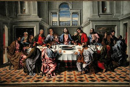 The Last Supper from Girolamo da Santacroce