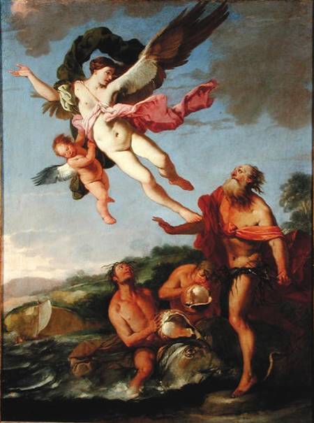Neptune Pursuing Coronides from Giulio Carpioni