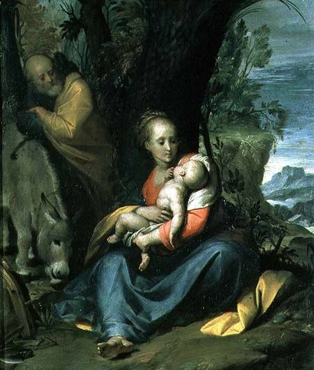 The Rest on the Flight into Egypt from Giulio Cesare Procaccini