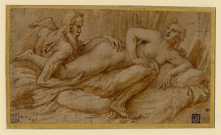 Erotic Scene from Giulio Romano