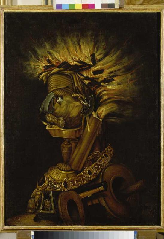 Allegorie des Feuers. from Giuseppe Arcimboldo