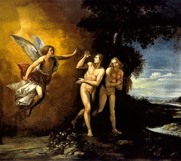 The Expulsion of Adam and Eve from Giuseppe Cesare