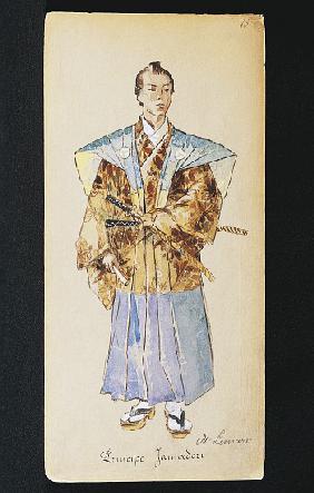 Costume for Prince Jamadori from Madama Butterfly by Giacomo Puccini