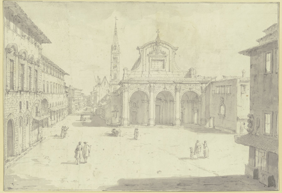 Ansicht von S. Marco in Florenz from Giuseppe Zocchi