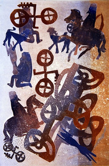 Horsemen and Symbols, 1994  from Gloria  Wallington