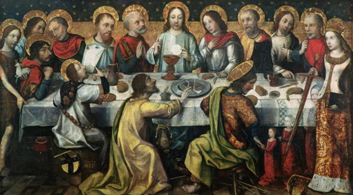 The Last Supper, 1482 (oil on panel) from Godefroy