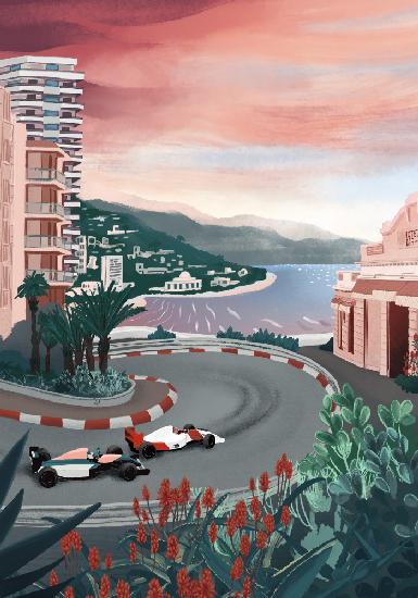 Rennstrecke Monaco