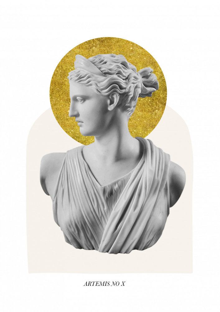 Goldene Artemis-Göttin from Grace Digital Art Co