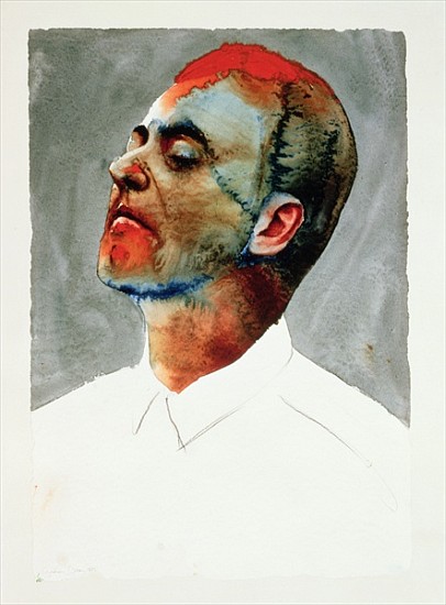 Study for Cartel, 1987 (w/c on paper)  from Graham  Dean