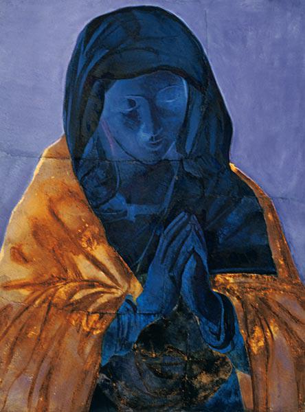 Prayer (after Sassoferrato) 2005 (w/c on handmade Indian paper) 