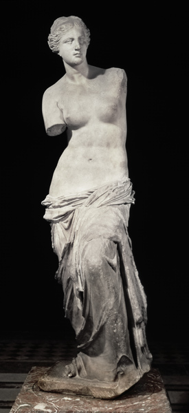 Aphrodite, the 'Venus de Milo', Hellenistic period from Greek
