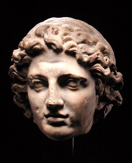 Colossal Head of Alexander the Great (356-323 BC) from Greek School
