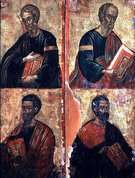 The Four Evangelists from Greek School