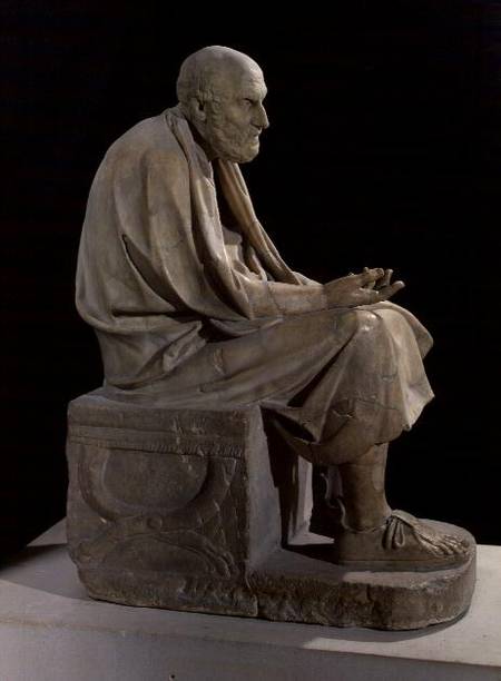 Statue of Chrysippus (c.280-207 BC) the Greek philosopher from Greek School