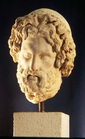 Colossal head of Asklepios