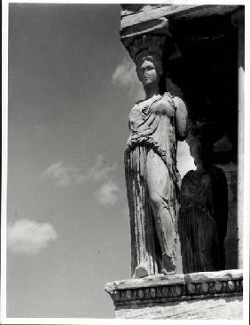 Detail of a caryatid from the Erechtheion