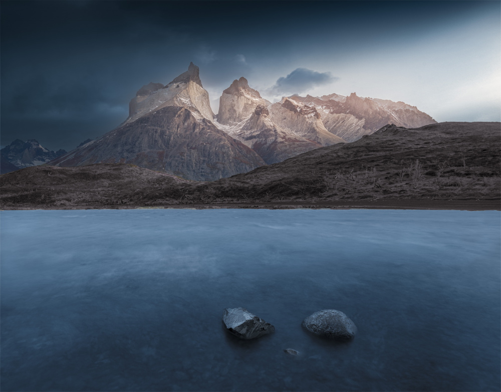 Torres del Paine from Gu and Hongchao