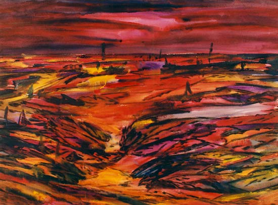 Landschaft in Rot from Günter H. Behrens