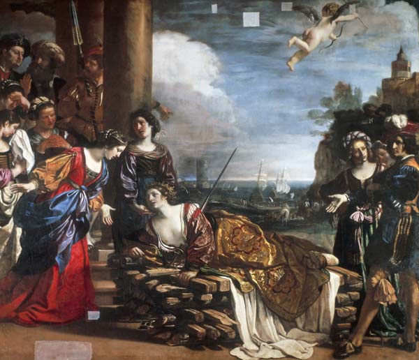 Death of Dido / Guercino from Guercino (eigentl. Giovanni Francesco Barbieri)