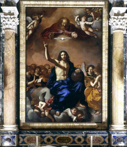 Guercino / The Holy Trinity / 1638 from Guercino (eigentl. Giovanni Francesco Barbieri)