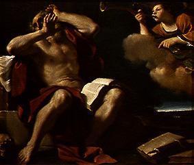 Der hl. Hieronymus hört die Trompeten des Himmels. from Guercino (eigentl. Giovanni Francesco Barbieri)
