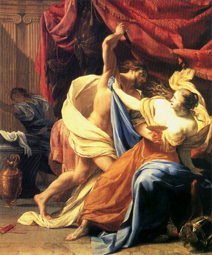 Lucretia und Tarquin from Guercino (eigentl. Giovanni Francesco Barbieri)