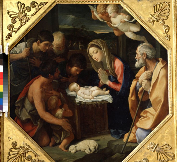 The Adoration of the Christ Child from Guido Reni