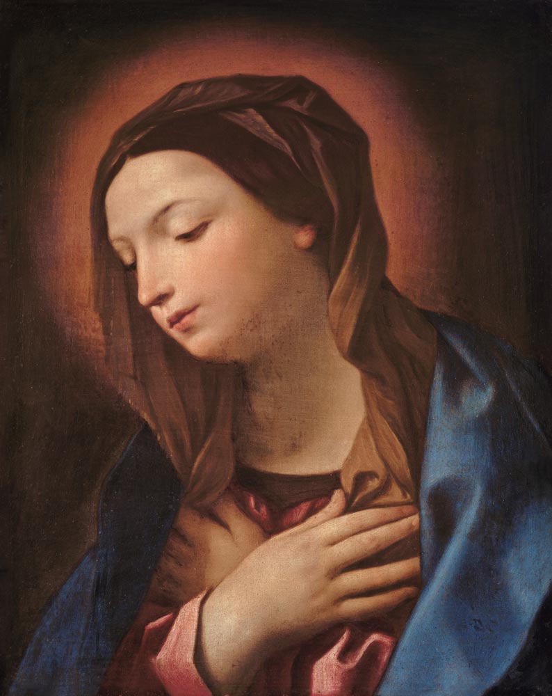 Maria der Verkündigung from Guido Reni (Werkstatt)