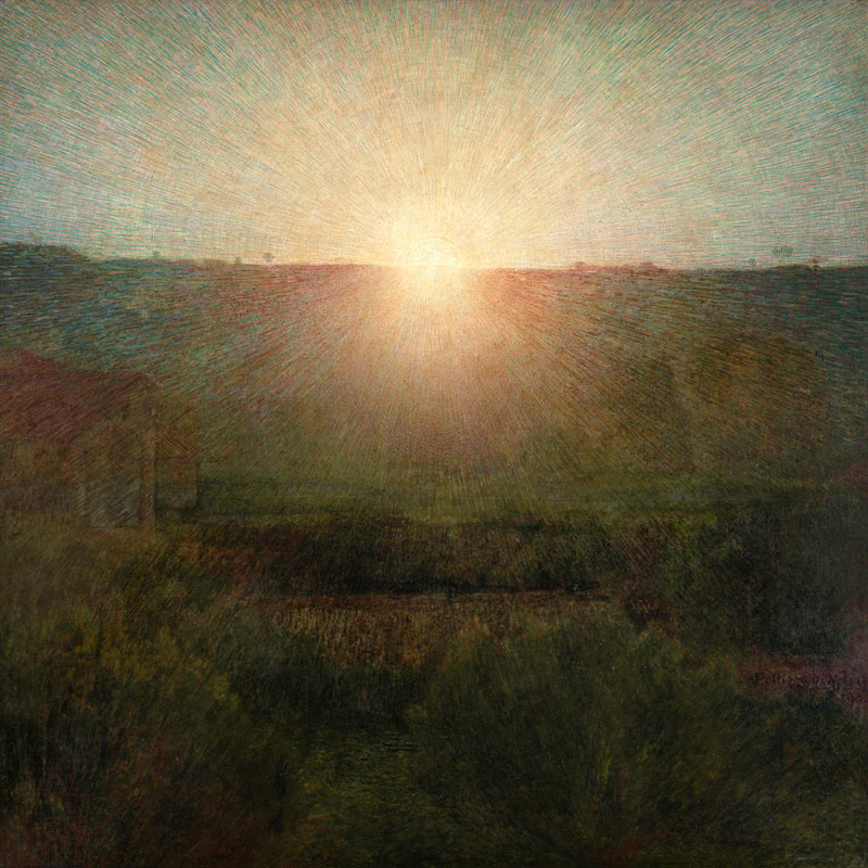 The Sun (Rising Sun) 1904 from Giuseppe Pellizza da Volpedo