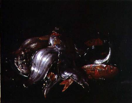 Still Life of Fish from Guiseppe Recco