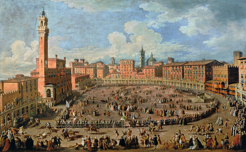 The Palio, Piazza del Campo, Siena from Guiseppe Zocchi