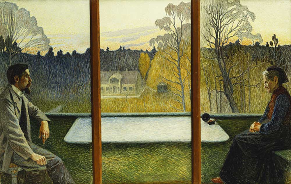 Auf der Terrasse, 1904 from Gunnar Gunnarson