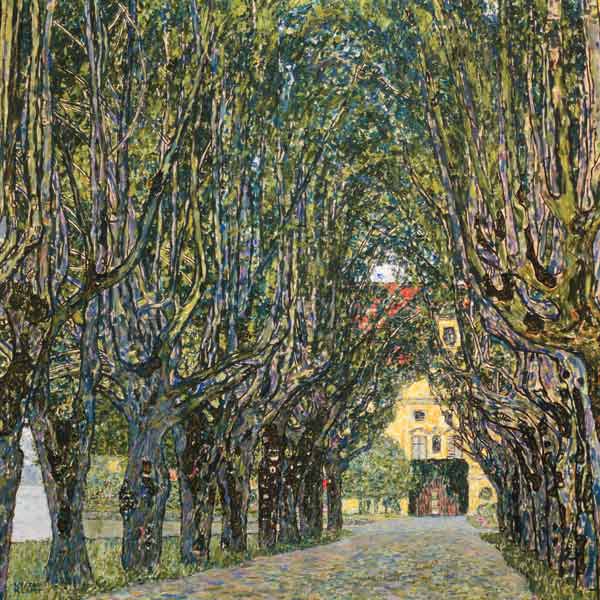 Allee im Park von Schloss Kammer from Gustav Klimt