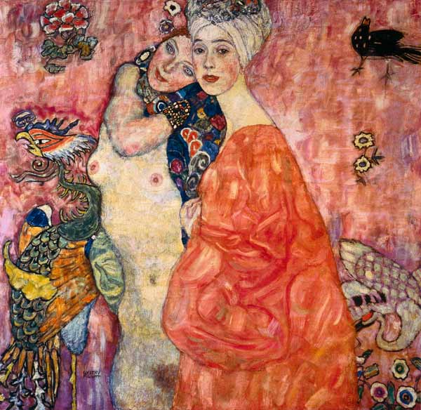 Die Freundinnen from Gustav Klimt