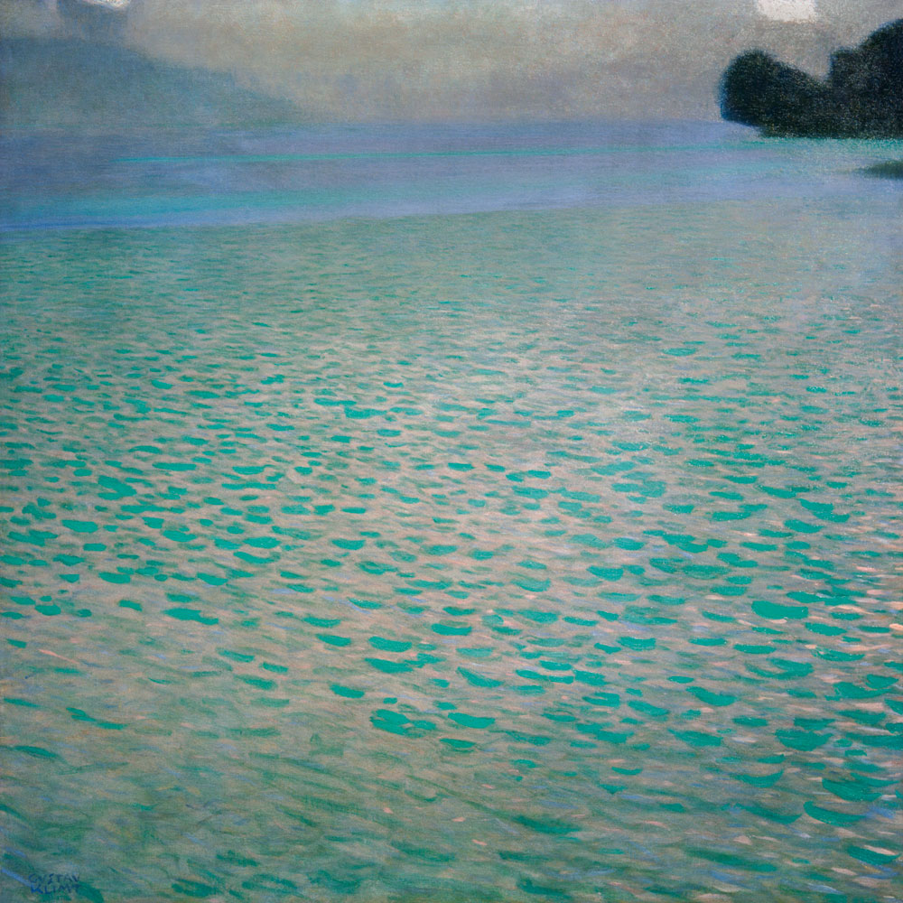 Am Attersee (Stilles Wasser?) from Gustav Klimt
