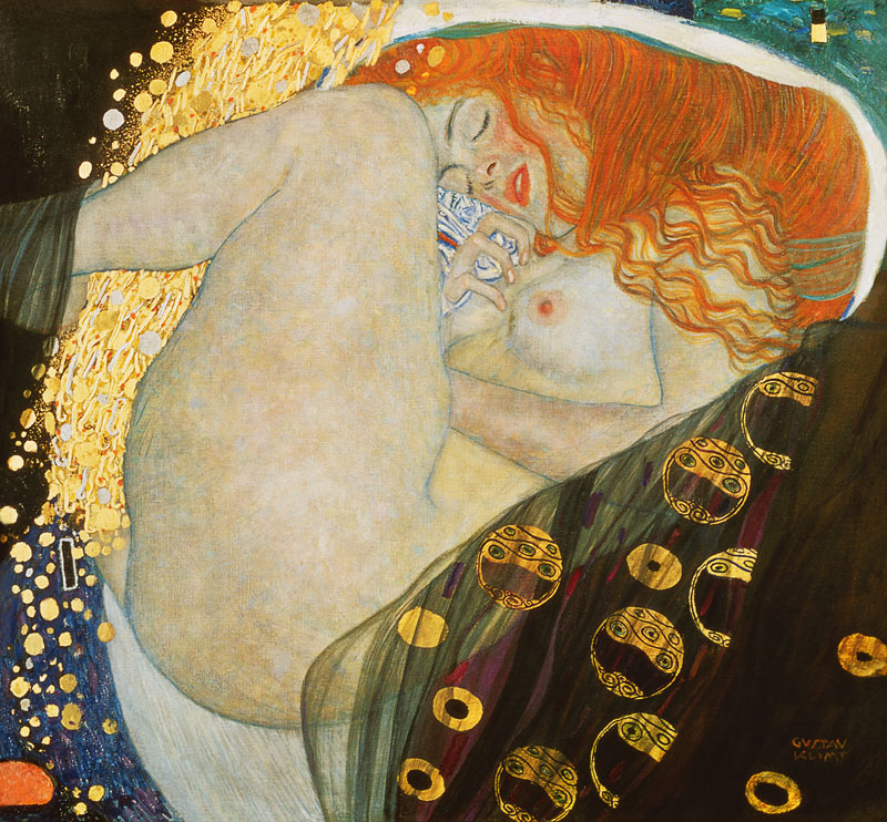 Danae I from Gustav Klimt